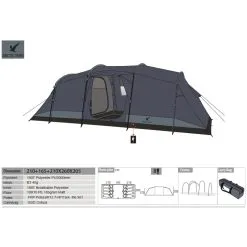 Arctic Tern Family Camp 8p -VAUDE Butikk arctic tern family camp 8p ensign blue 22