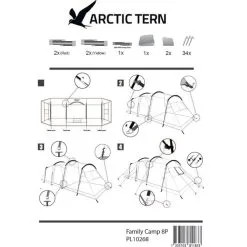 Arctic Tern Family Camp 8p -VAUDE Butikk arctic tern family camp 8p ensign blue 23
