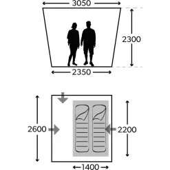Dometic Auto AIR REDUX -VAUDE Butikk dometic auto air redux grey 2