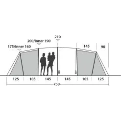 Easy Camp Huntsville Twin 800 -VAUDE Butikk easy camp huntsville twin 800 1