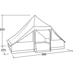 Easy Camp Moonlight Cabin -VAUDE Butikk easy camp moonlight cabin moonlight grey 4