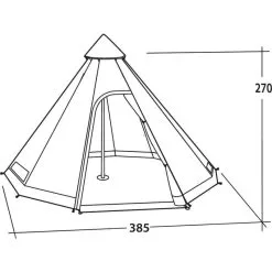 Easy Camp Moonlight Tipi -VAUDE Butikk easy camp moonlight tipi 3