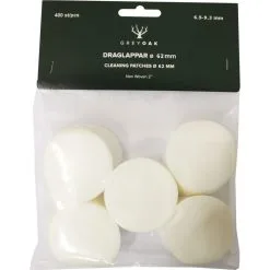 Grey Oak Cleaning Patches, 62mm, 400 Pcs