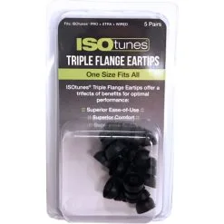 Isotunes Triple Flange Eartips (5 Pair Pack) -VAUDE Butikk isotunes triple flange eartips 5 pair pack 1
