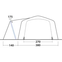Outwell Airville 6sa -VAUDE Butikk outwell airville 6sa