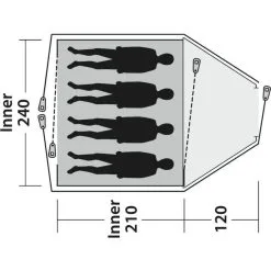 Outwell Cloud 4 -VAUDE Butikk outwell cloud 4 3