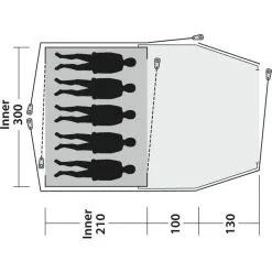 Outwell Cloud 5 Plus -VAUDE Butikk outwell cloud 5 plus 2