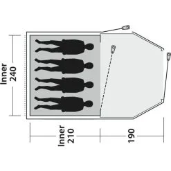 Outwell Earth 4 39 Outwell Earth 4 -VAUDE Butikk outwell earth 4 3