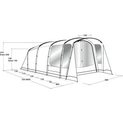 Outwell Greenwood 4 -VAUDE Butikk outwell greenwood 4 dark leaf 9