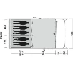 Outwell Greenwood 5 21 Outwell Greenwood 5 -VAUDE Butikk outwell greenwood 5 dark leaf 2