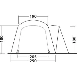 Outwell Nevada 4PE -VAUDE Butikk outwell nevada 4pe navy night 17