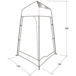 Outwell Seahaven Comfort Station Single -VAUDE Butikk outwell seahaven comfort station single blue 4
