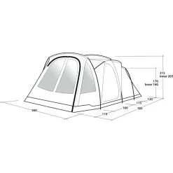 Outwell Springwood 6SG -VAUDE Butikk outwell springwood 6sg blue 10