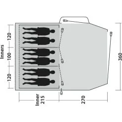 Outwell Springwood 6SG -VAUDE Butikk outwell springwood 6sg blue 7
