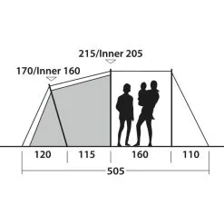 Outwell Springwood 6SG -VAUDE Butikk outwell springwood 6sg blue 8