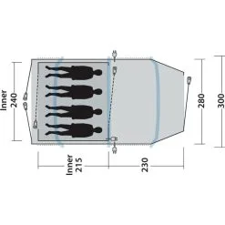 Outwell Starhill 4A -VAUDE Butikk outwell starhill 4a blue 7