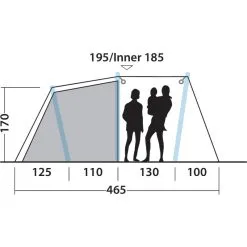 Outwell Starhill 4A -VAUDE Butikk outwell starhill 4a blue 8