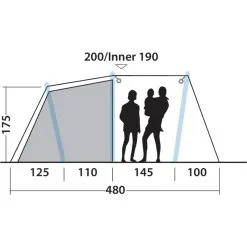 Outwell Starhill 5A 19 Outwell Starhill 5A -VAUDE Butikk outwell starhill 5a blue 3