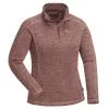 Pinewood Women's Abisko Midlayer Half Zip -VAUDE Butikk pinewood women s abisko midlayer half zip dusty rose melange