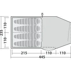 Robens Double Dreamer 4 -VAUDE Butikk robens double dreamer 4 sand green 15