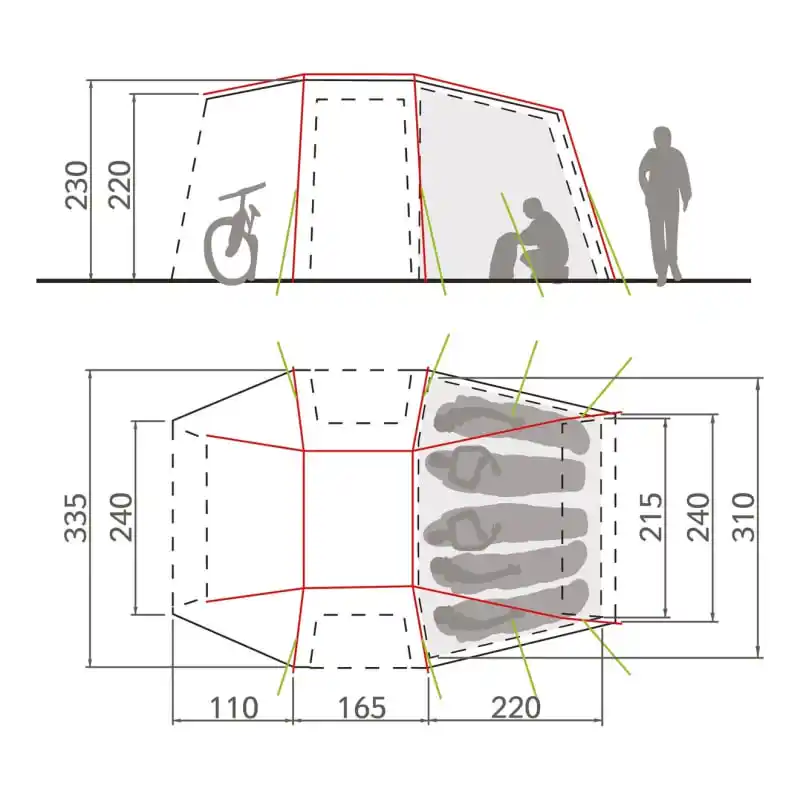 VAUDE Drive Van XT 5P 4 VAUDE Drive Van XT 5P - Bilde 2